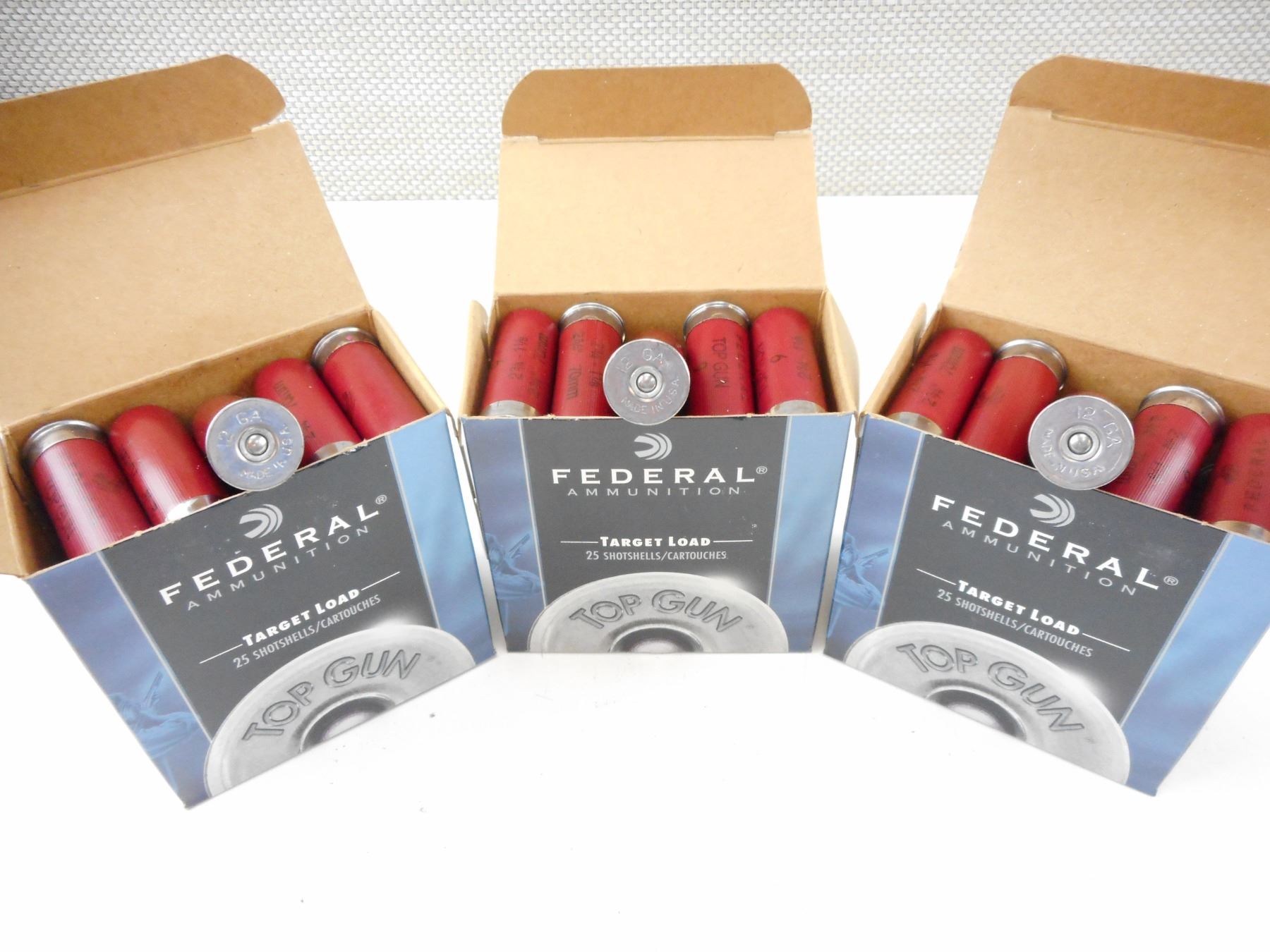 FEDERAL 12 GAUGE 2 3/4" TARGET LOAD SHOTSHELLS