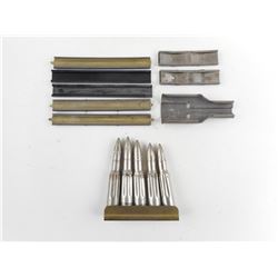 7.62 S 54R DUMMY RNDS, CLIPS LOT