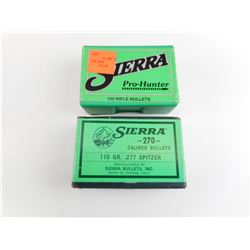SIERRA 303 CAL, 270 CALL BULLETS