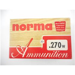 NORMA AMMUNITION .270W