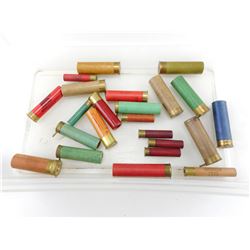 20 GA PINFIRE SHOTSHELLS, 12 GA, 14 GA, EMPTY HULL PINFIRE SHOTSHELLS, 410 REM NITRO SHOTSHELLS,