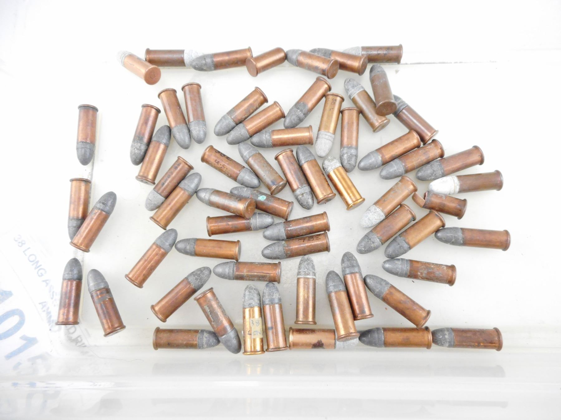 38 LONG ASSORTED RIM FIRE AMMO