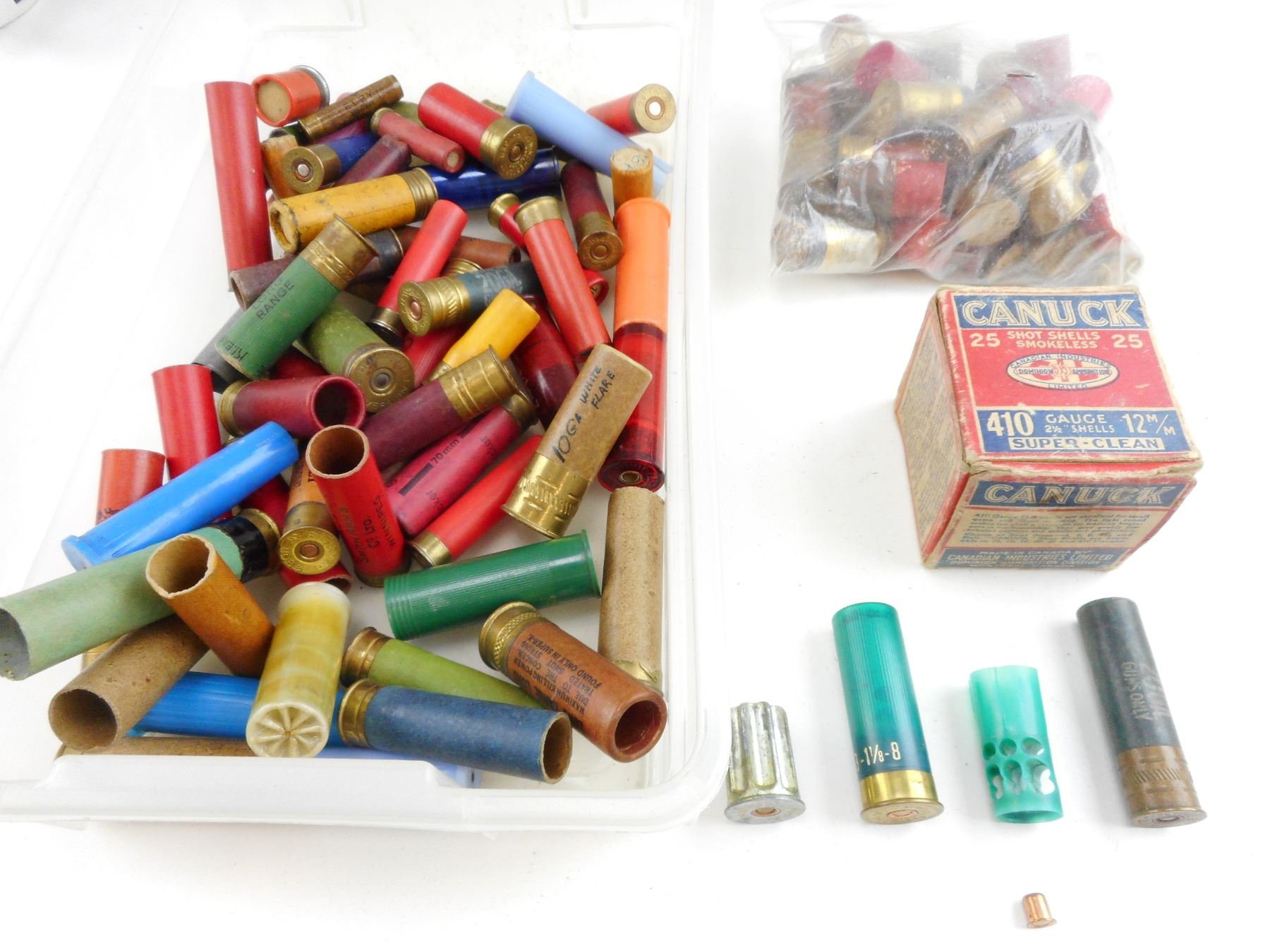SHOTGUN SHELLS ASSORTED, INCLUDING 12 GA, .410 GA, 24 GA, 16 GA, 18 GA ...