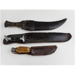 ASSORTED HUNTING TYPE KNIVES