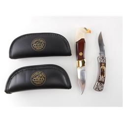 FRANKLIN MINT FOLDING KNIFE SET