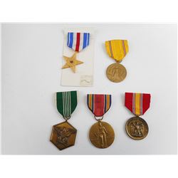 WWII U.S. MILITARY MEDALS LOT