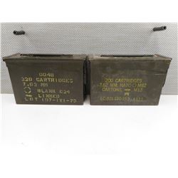 METAL AMMO TINS