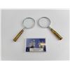 Image 1 : PEWTER SOLDIERS AND MAGNIFYING GLASS