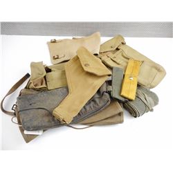 ASSORTED WWII WEBBING