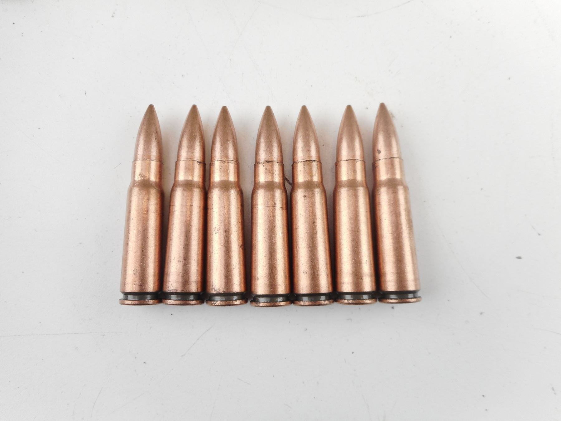 7.62 X 39 COPPER WASHED FULL METAL JACKET AMMO