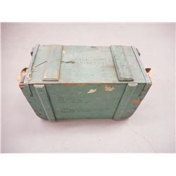 WOODEN 7.62MM BLANK AMMO BOX