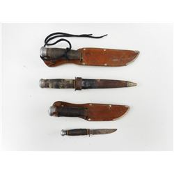 ASSORTED HUNTING KNIVES