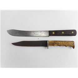 ASSORTED HOMEMADE TYPE KNIVES
