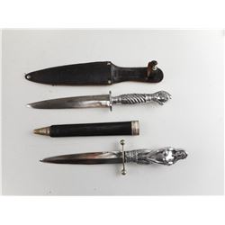 ASSORTED DAGGER TYPE KNIVES