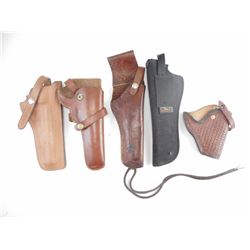 ASSORTED LEATHER HOLSTERS