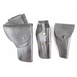 ASSORTED LEATHER HOLSTERS