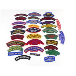 ASSORTED CANADIAN CLOTH BADGES