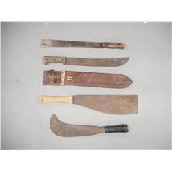 ASSORTED CANADIAN MACHETE'S