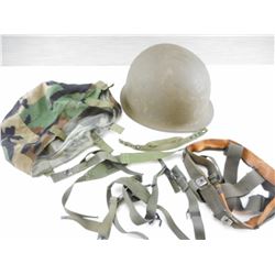 US M1 HELMET & STRAPS