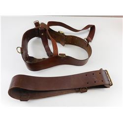 MILITARY TYPE SAM BROWNE BELTS