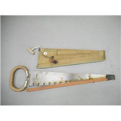 CANADIAN MILITARY CASE WITH SAW
