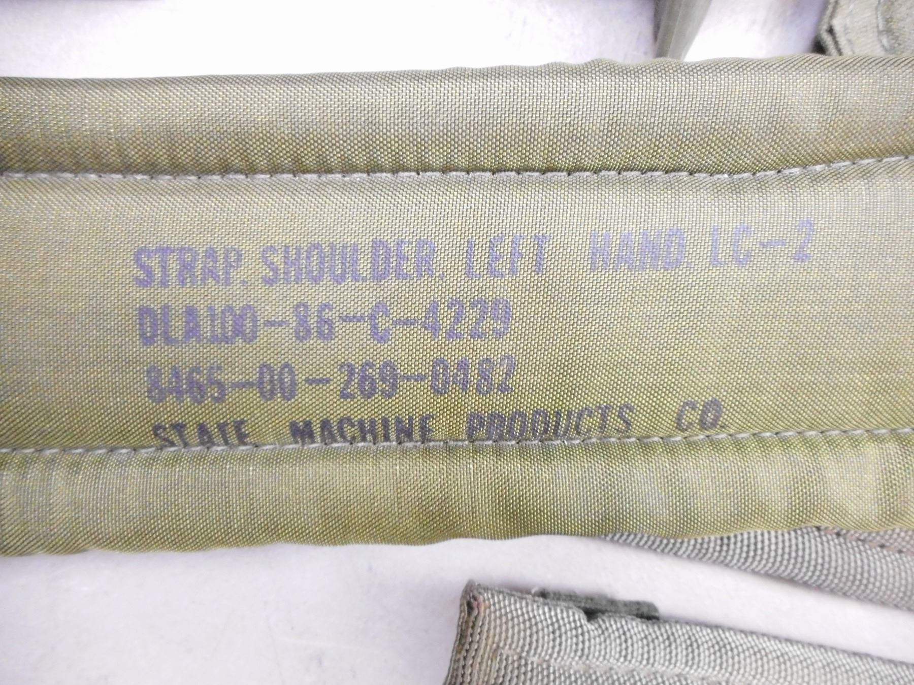 CANADIAN MILITARY 82 PATTERN RUCK SACK PARTS