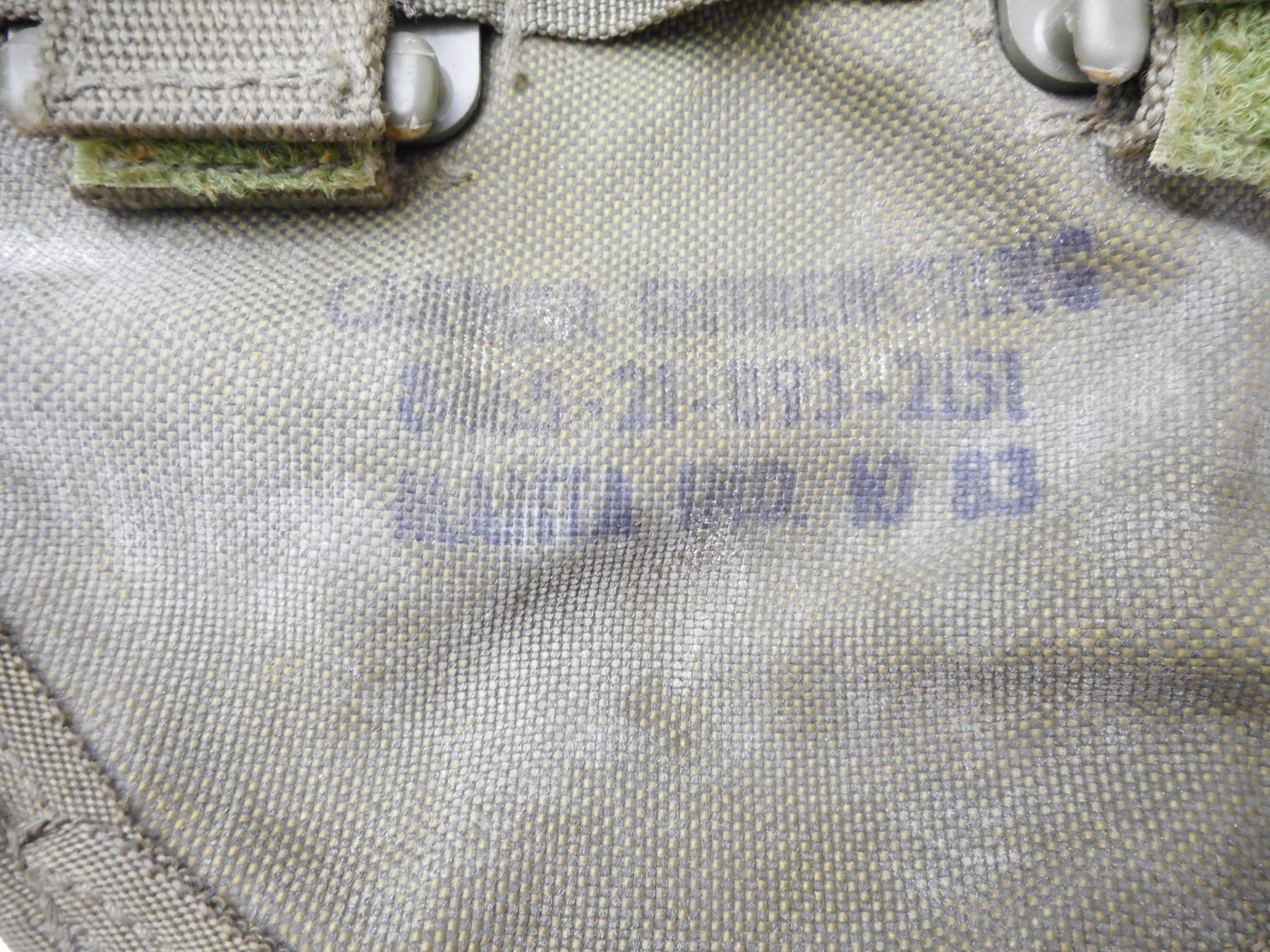 CANADIAN MILITARY 82 PATTERN WEBBING - Switzer's Auction & Appraisal ...