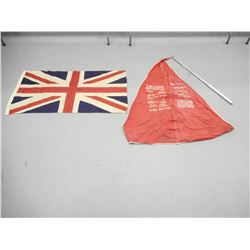 ASSORTED NAVY/BRITISH FLAGS