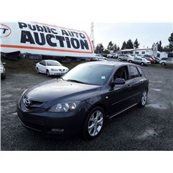 D1 --  2007 MAZDA 3 , Grey , 188095  KM's