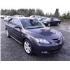Image 2 : D1 --  2007 MAZDA 3 , Grey , 188095  KM's