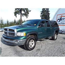 G3 --  2003 DODGE RAM 1500 SLT , Green , 271053  KM's