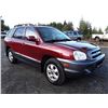 Image 2 : J3 --  2005 HYUNDAI SANTA FE  , Red , 216817  KM's