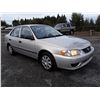 Image 2 : A12I --  2001 TOYOTA COROLLA CE  , Silver , 275460  KM's "NO RESERVE"