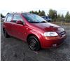 Image 2 : N3 --  2008 CHEVROLET AVEO , Red , 192145  KM's