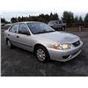 Image 2 : A12I --  2001 TOYOTA COROLLA CE  , Silver , 275460  KM's