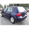 Image 4 : N5 --  2003 VW GOLF GLS , Blue , 208727  KM's