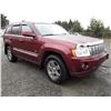 Image 2 : G1 --  2007 JEEP GRAND CHEROKEE OVERLAND , Red , 217456  KM's