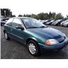 Image 2 : A12E --  1997 GEO METRO , Green , 215837  KM's