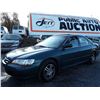 Image 1 : A12D --  2002 HONDA ACCORD SE , Green , 221994  KM's
