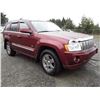 Image 2 : G1 --  2007 JEEP GRAND CHEROKEE OVERLAND , Red , 217456  KM's