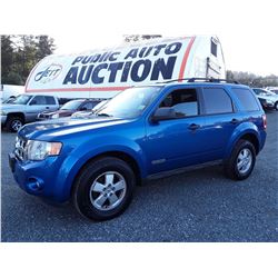 H4 --  2011 FORD ESCAPE XLT  , Blue , 233466  KM's
