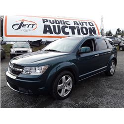 I4 --  2009 DODGE JOURNEY R/T , Green , 142416  KM's