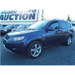 J5 --  2007 MITSUBISHI OUTLANDER XLS  , Blue , 262137  KM's