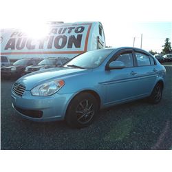 L5 --  2010 HYUNDAI ACCENT GLS , Blue , 291878  KM's