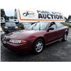 Image 1 : A3 --  2001 OLDSMOBILE ALERO GX  , Red , 200696  KM's "NO RESERVE"