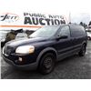 Image 1 : A12A --  2007 PONTIAC MONTANA VAN , Blue , 184843  KM's "NO RESERVE"