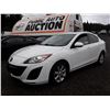 Image 1 : B1 --  2011 MAZDA 3I , White , 208292  KM's