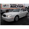 Image 1 : B4 --  2004 HYUNDAI SONATA GLS  , White , 66759 MILES