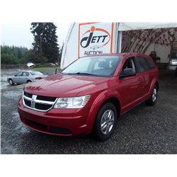 I2 --  2010 DODGE JOURNEY SE , Red , 159822  KM's