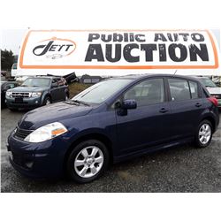 K1 --  2009 NISSAN VERSA S , Blue , 92435  KM's